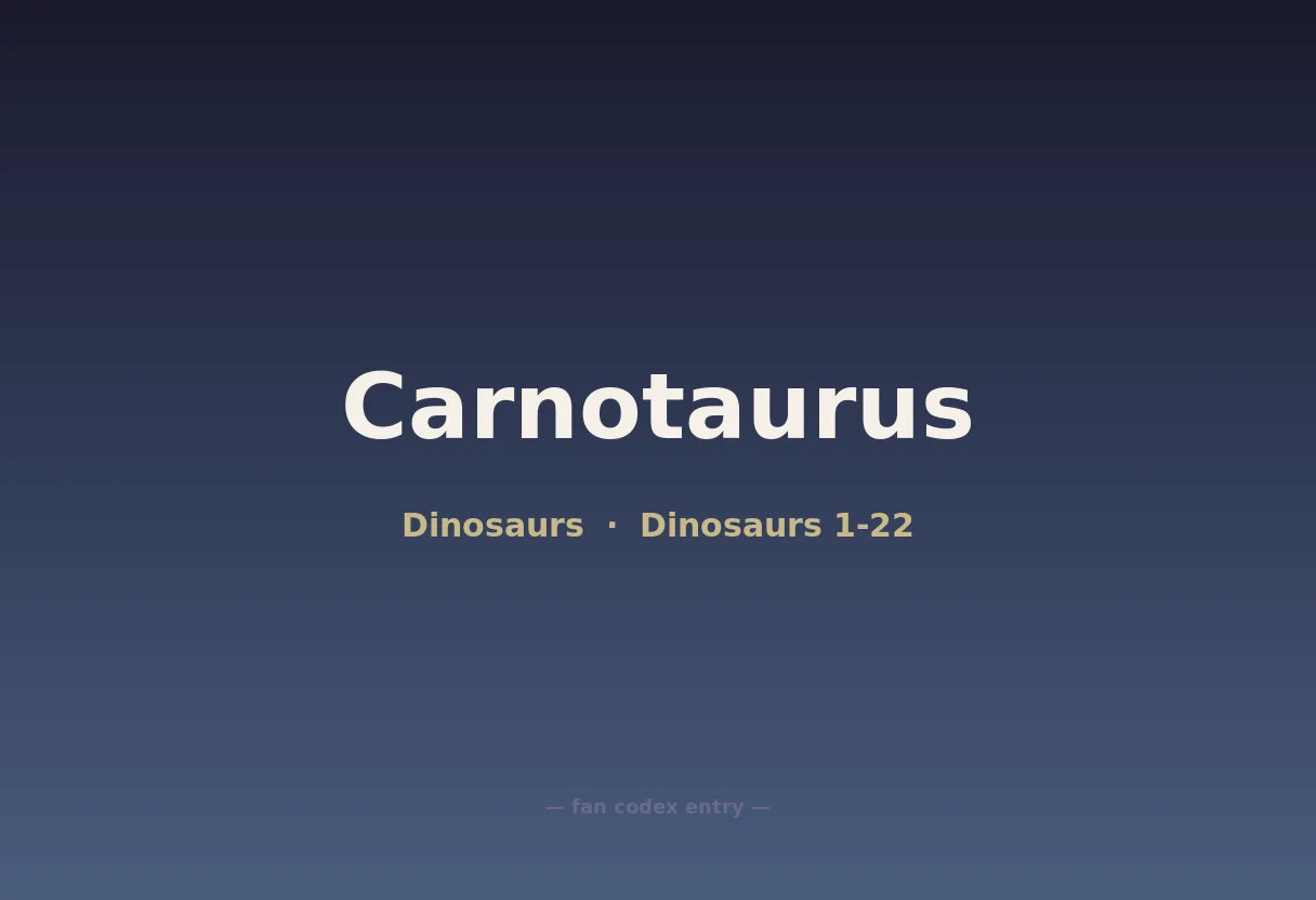 Carnotaurus