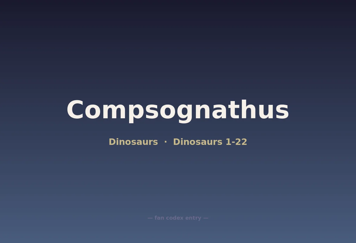 Compsognathus