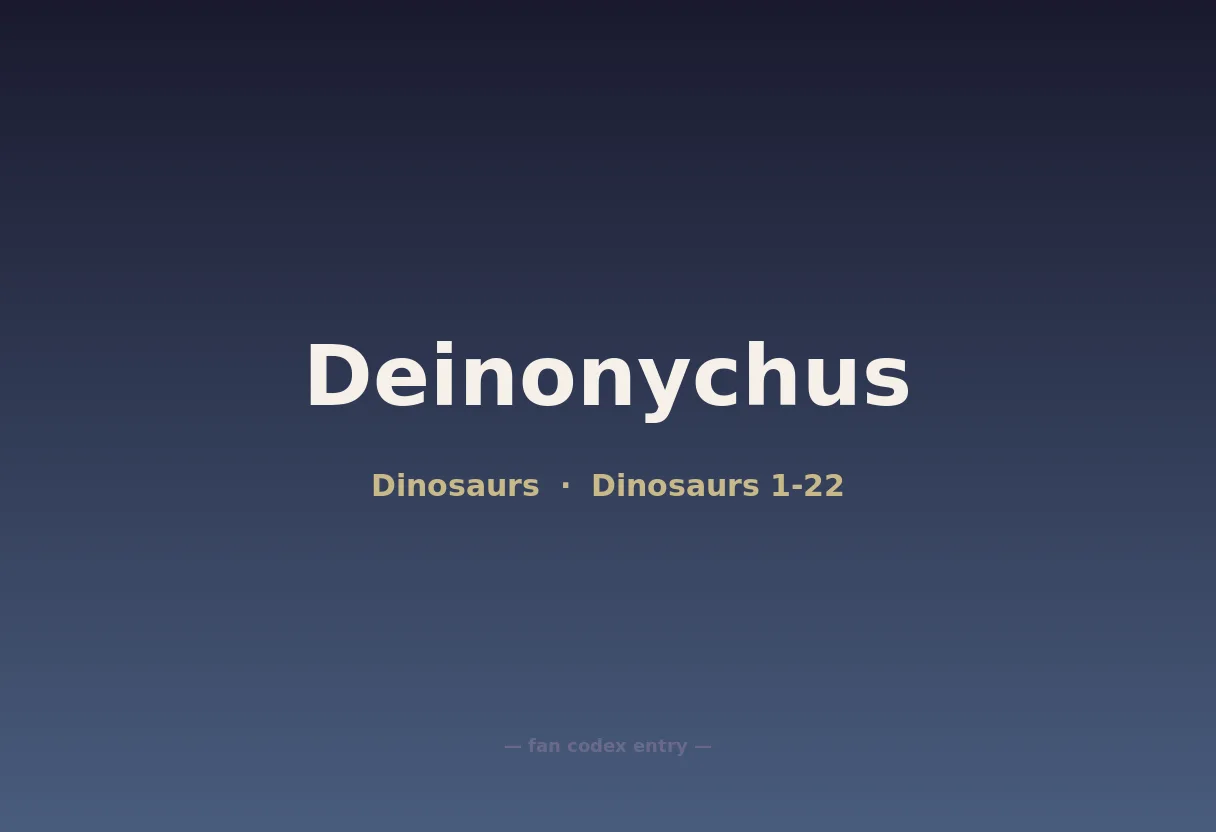 Deinonychus