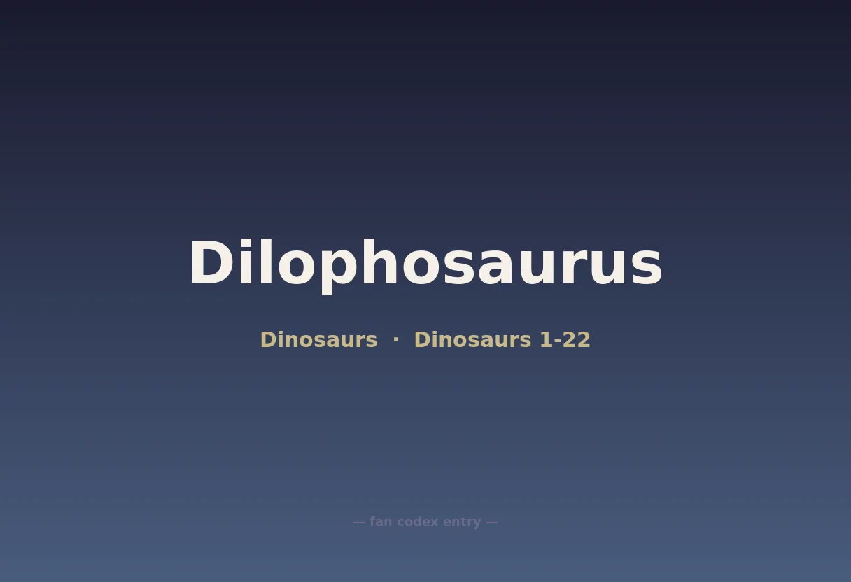 Dilophosaurus