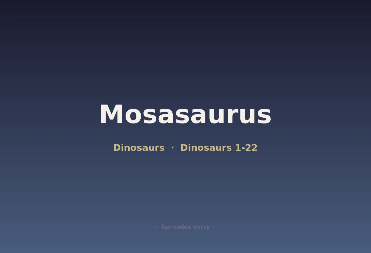 Mosasaurus