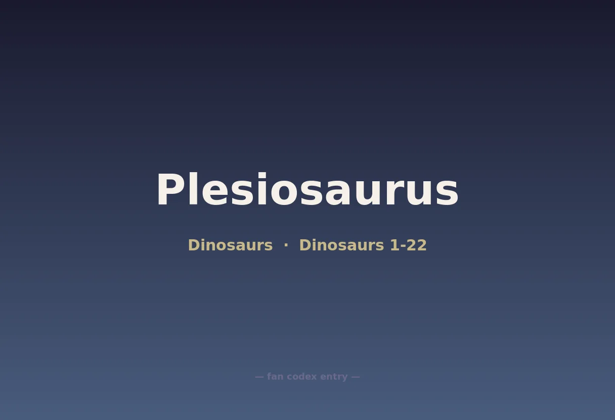 Plesiosaurus